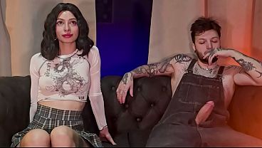 We Really Shouldn't Be Doing This, But His Dick Is Hanging Out Of His Pants! thumbnail