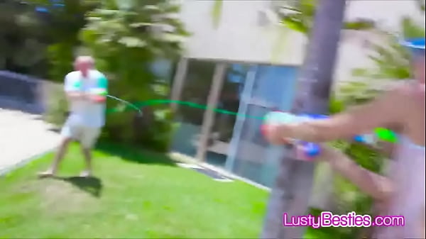 Wet and lubedfoursome outdoors and_indoors