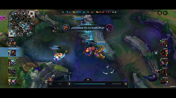 1 vs 5 el profe se coje a todos 