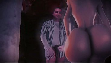 Caballero Sexy Numero Uno - Masturbacion con Sex Bot Doll que hace Striptease - Con Guantes de Latex - Animaci&oacute;n Realista 3D 