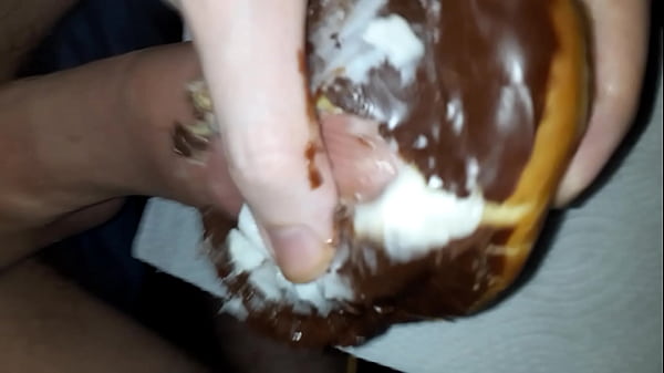 I demolish a donut ;) 
