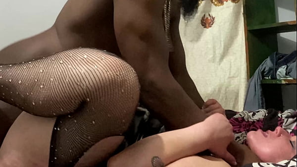 Hot Bbw Sucking And Fucking Black Cock With Latex On thumbnail