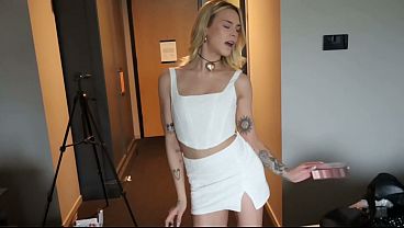 Ordered a private stripper and i pull my cock out 