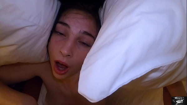 I fucked my neighbor's sexy_young hotwife and filled her_pussy with cum (POV)