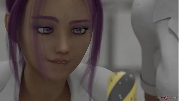 All The Way Through by Redvoidcgi (Dick girl fucked by a huge pole until it comes out the other side) 