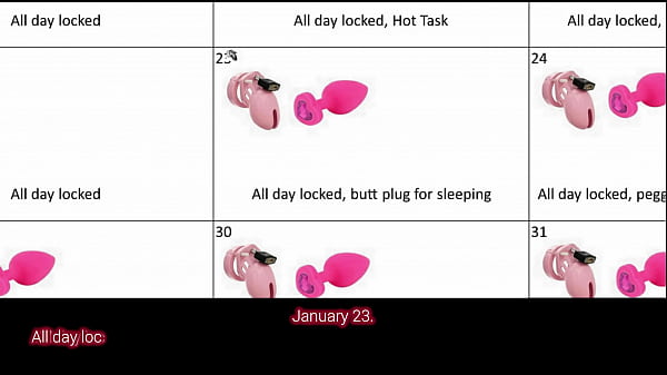 Male chastity day 2021 january 14 schedule of tasks