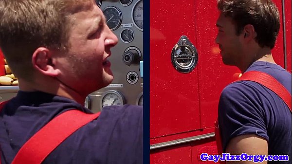 Play MP4 - Gaysex hunks in uniform squirting cum