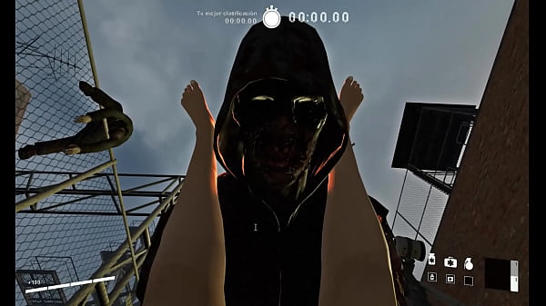 Zoey con las patitia para arriba first person animations