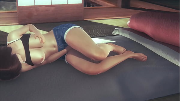 Japanese 3d girl makes sweet love