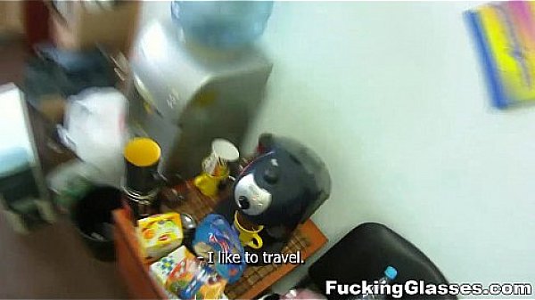 Fucking glasses clueless 19 y o blonde