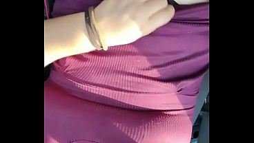 Showing Off My Panties In The Car thumbnail