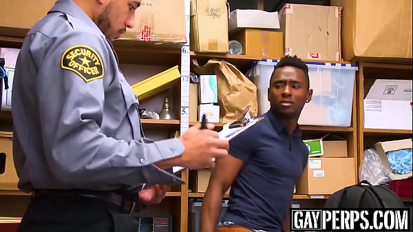 Play MP4 - Security officer destroys a young ebony shoplifters ass