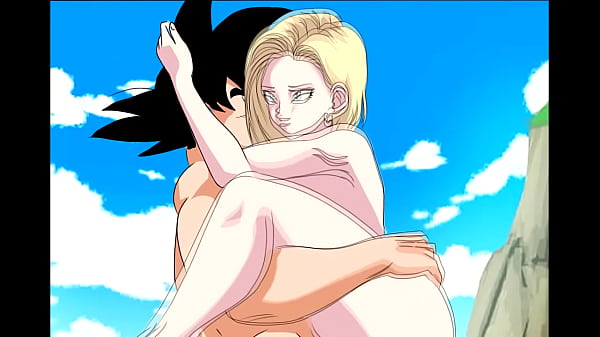 Play MP4 - Dragon ball hentai&comma; Number 18 fucks hard with Goku