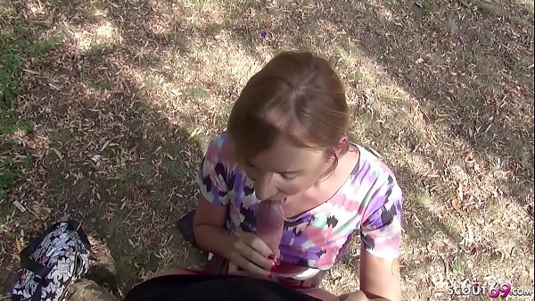 GERMAN SCOUT - TEENY SPONTAN_IM PARK ANGESPROCHEN UND FUER_GELD GEFICKT