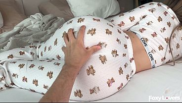 [POV] Bubble Butt Step Sister in Pajamas - FAT PUSSY LIPS GRIP my THICK COCK then CUM ON ASS 4K video thumbnail