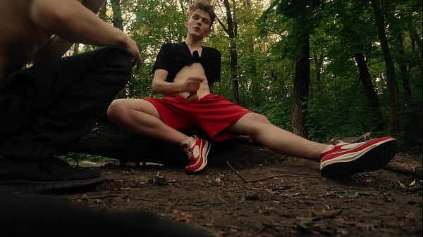 Two College Friends Decided To Take A Walk In Nature After Class thumbnail