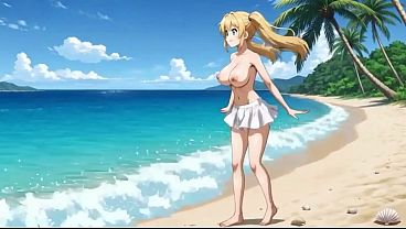 Nonton Beach Blonde Blowout: Elsa's Sandy Suck And Fuck Fest Ai Generated thumbnail
