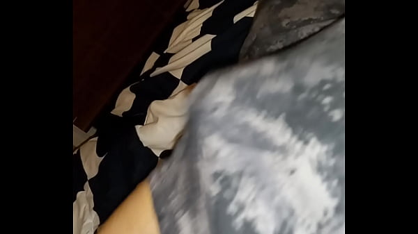 Boy masturbates with cum and cock under clothing 
