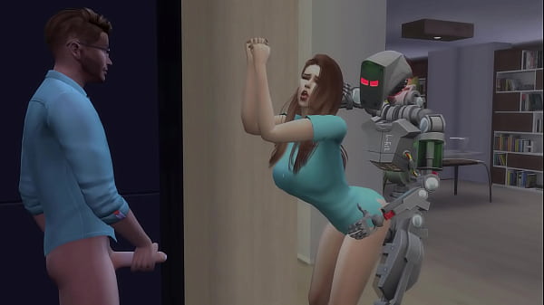 Sims 4: Scientist hacks a robot 