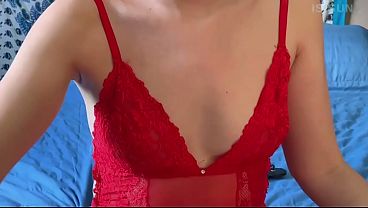 STEPSISTER, WHAT ARE YOU DOING IN MY ROOM? They're going to hear us! 