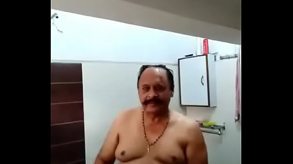 INDIAN OLD MAN TAKE BATH