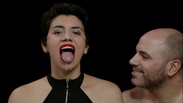 Cum inmouth Cum dripping