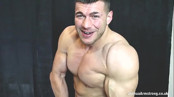 A businessman's muscle wank 