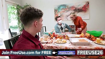 Thanksgiving is a time when family cums together & this holiday season things will get rowdy