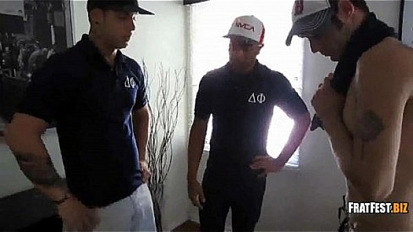 Watching our fellow Frat Brother sucking dick 