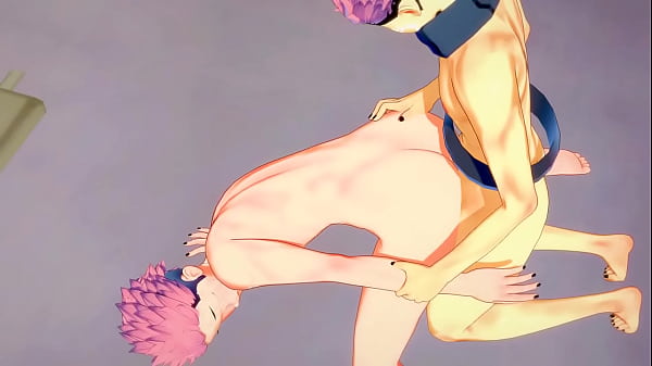 Jujutsu Kaisen Yaoi - Yuji Itadori sucking dick & penetrated by Sakuna 
