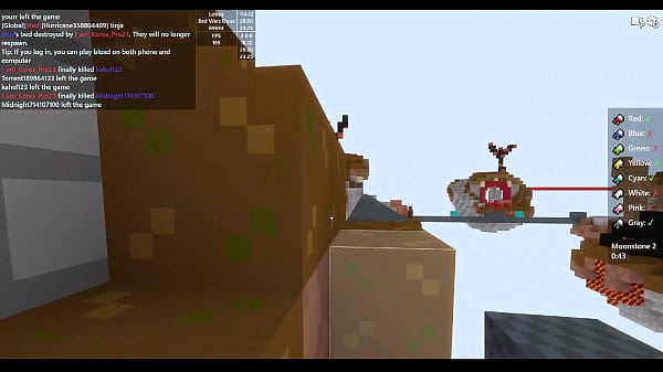 Bloxd_io Winning bedwars No Weapons