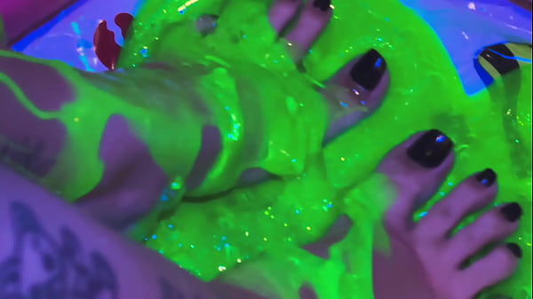 Enjoy my slime sticky feet 