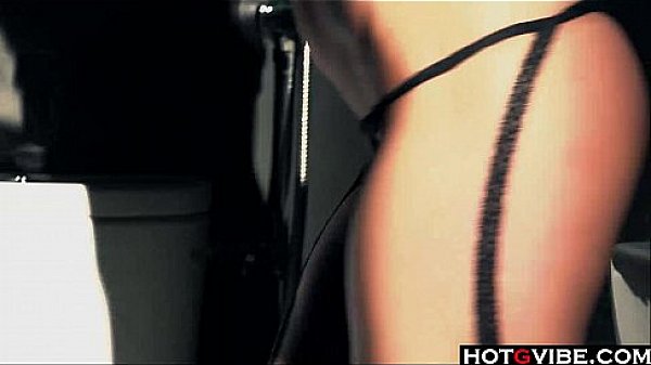 Eurobabe has fun with sex toys in bathroom 