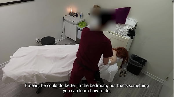 Play MP4 - Hot redhead trophy wife came back just for a massage&comma; she says&comma; but we all know that it's not true&excl;