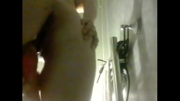 Me putting a dildo up my ass