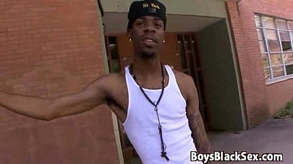 BlacksOnBoys -Gay Interracial Bareback Fuck Scene 20 
