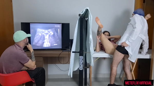 Corno Takes His Gynecologist Wife For An Ultrasound And Noticed Something Wrong On The Screen. thumbnail