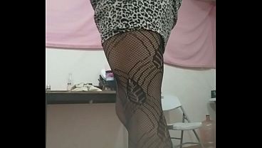 Mini vestido de leopardo 