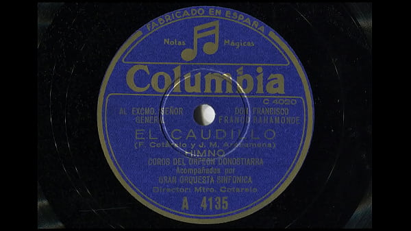 Himno al caudillo versión orquesta