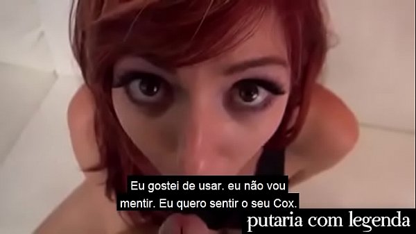 Ruiva_gostosa_foi em_teste não se aguentou e_fez um_boquete_gostoso_Lauren Philips Putaria com Legenda
