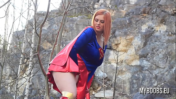 Huge tits redhead alexsis faye play in cosplay costume masturbate and running 