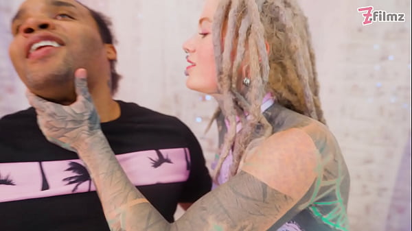 Tattooed girl BBC ANAL fuck - deepthroat, ATM facial cumshot 