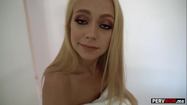 Pranking my new big titted MILF stepmom to the maximum