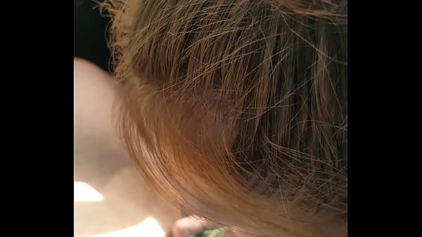 Getting a bj in her g strings