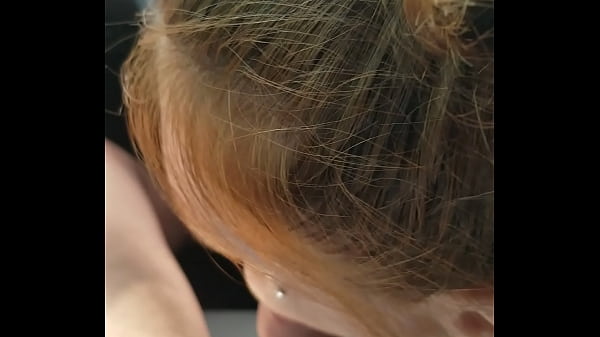 Getting a bj in her g strings 