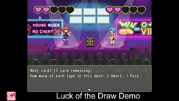 Luck of the draw demo free steam demo game sexual content strategy casual female protagonist card battler card game 2d anime colorful cute nudity pixel graphics top down turn based tactics nsfw singleplayer mature hentai