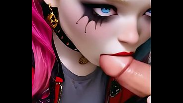 Nonton Psycho Cosplay Girl Pov: Deepthroat & Messy Facial Cumshot [ai Animation] thumbnail