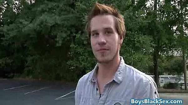 Black Muscled Dude Fucks Gay Skinny White Boy Bareback Style 21 