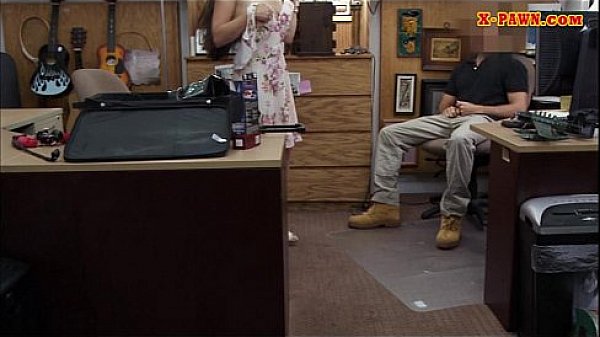 Ex dominatrix sells her stuff and nailed by nasty pawn man 