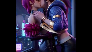 Kpop Lesbian Kissing Lol Videogame thumbnail